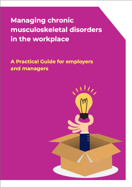 MSD guide for employers and managers cover