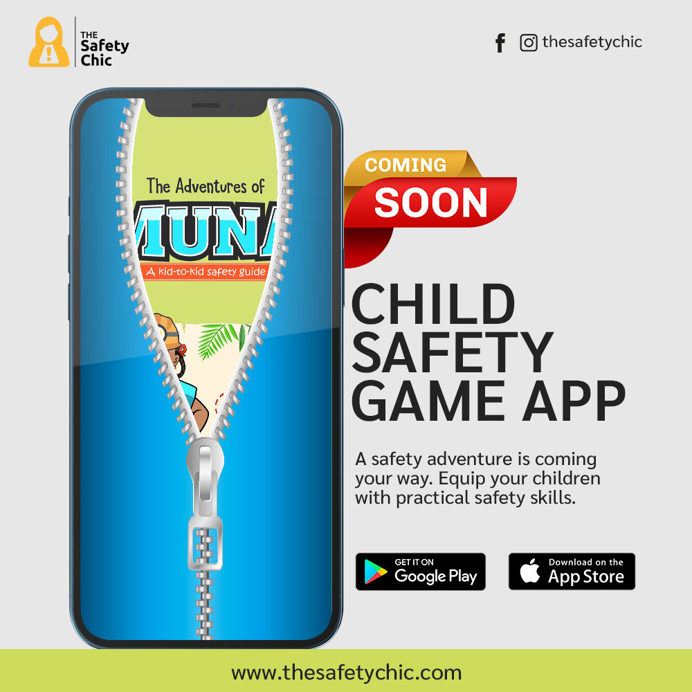The Safety Chic Game App advertising