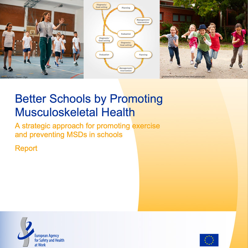 Cover of the Better schools by promoting musculoskeletal health report